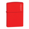 Zippo Red Matte Logo 26096