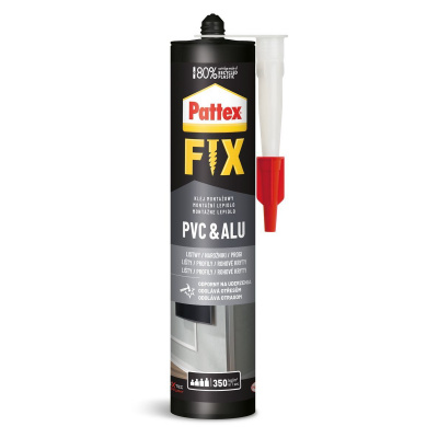 Pattex FIX Montážne lepidlo PVC & ALU, 440 g, 2822471