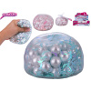 Glamour loptička s chrumkajúcimi guličkami 9,5 cm - mix variantov či farieb