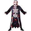 Kostým Kostlivec s maskou klučičí 110-120 cm
