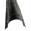 Hrebenáč oblý r.š. 312,5 mm pre škridlové krytiny - Standard, RAL 9005 Čierna, 312,50 mm