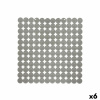 Craftenwood Protišmyková podložka do sprchy Sivá PVC 54 x 54 x 1 cm (6 kusov)