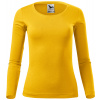 Malfini Fit-t Ls Dámske tričko dlhý rukáv 169 žltá XXL