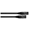 Cordial 15591 RJ45 sieťové káble, prepojovacie káble CAT 7a S/FTP 3.00 m čierna krytie PUR 1 ks; 15591