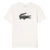 Pánske tričko Lacoste SPORT 3D Print Crocodile Breathable Jersey - white - Biely (L)