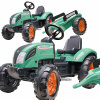 FALK Šliapací traktor 1054AB Farm Lander s vlečkou zelený