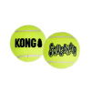 KONG Dog Squeak Air hračka - Lopta s pískatkom tenis, guma vulkanizovaná, L, 2 kusy