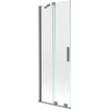 Mexen Velar sprchová zástena 2-dielna posuvná 70 x 150 cm, transparentná, gun metal - 896-070-000-01-95