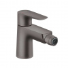 Hansgrohe Talis E Bidetová batéria s výpusťou, kefovaný čierny chróm 71720340-HG