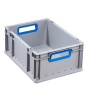 Euro prepravky classic-line B, madlá modré, z PP, 400 x 300 x 170 mm, BJ = 10 ks