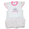 Dojčenské šaty Queen - 92 / bledoružová