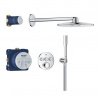 Podomietkový systém Grohe Precision SmartControl s termostatickou batériou, chróm 34874000