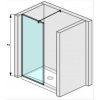 Jika PURE Walk-in stena bočná 98x200cm,profil strieborný,sklo číre Jika PerlaGlass+Vzpera H2694280026681