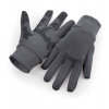 Beechfield Športové softshellové rukavice B310 Graphite Grey S/M
