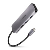 Replikátor portov AXAGON HMC-5, 5-in-1 Hub, USB-C 5Gbps, 2x USB-A, HDMI 4k/30Hz, SD/mSD, PD 100W, USB-C cable 20 cm (HMC-5)