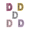 Písmeno D Prívesok na náramok 10 ks