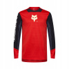 Cyklistická košeľa FOX Defend Elevated LS Jersey - Fluorescent Red| veľ. M
