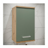 Nástenná kúpeľňová skrinka VENOM zelená/dub artisan VERH10-M888 + záruka 3 roky zadarmo