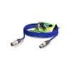 Sommer Cable SGMF-0600-BL STAGE HIGHFLEX - 6m modrý - Hotový mikrofónny kábel určený na live využitie. Konektory Neutrik N3MXX a NC3FXX, kábel SommerCable Stage, dĺžka 6m, farba modrá.