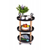 Multifunkční stabilní pojízdný vozík MULTI-TROLLEY 3 patrový