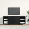 vidaXL TV stolík - Čierna dub - 120x30x40.5 cm - Vyrobené z inžinierskeho dreva 862710