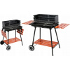 Gril na drevené uhlie - Coal Garden Grill Skladacie police strúhajte 53 cm (Coal Garden Grill Skladacie police strúhajte 53 cm)