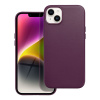 Púzdro Forcell Mag Cover Apple iPhone 14 Plus, kožené, tmavo fialové