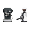 Ascaso Dream ONE, Anthracite + Eureka Mignon Libra 65 All Purpose, CR white