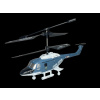 RE.EL Toys Policajný RC vrtuľník 3 kanály, gyroskop RTF sada