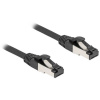 Delock 80572 RJ45 sieťové káble, prepojovacie káble CAT 8.1 S/FTP 2.00 m čierna 1 ks; 80572