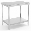 Pracovný stôl z nehrdzavejúcej ocele 90 x 60 cm ROYAL CATERING RCAT-90/60-NW