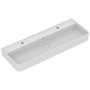 Ideal Standard Strada II - Umývadlo, 120x43 cm, s prepadom, 2 otvory na batériu, s Ideal Plus, biela T3595MA
