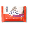CLUB 4 PAWS Premium SET kapsičky s hovädzim mäsom 4x85g