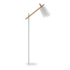 Biela stojacia lampa Kave Home Jovik