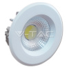 Svietidlo LED 10W, 6000K, 730lm, IP20, 120°, Al-biela, BOp-Z, O135, VT-2610 (V-TAC)