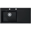 Franke MTK 611-100/2 Onyx 124.0335.863 - Kuchynský drez, 1000x510,bez sifónu,e.click, onyx