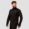 Běžecká mikina 1/2 Zip Pulse Black - GymBeam Veľkosť: M, Veľkosť oblečenia: M