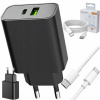 Rýchla Nabíjačka sieťová USB FAST CHARGE 38W Quick Charge PD QC ELP