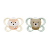 Nuk Perfect Match Air Dudlík Fox/Bear 0-2m 2 ks