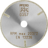 PFERD TOOLS 68407103 D1A1R 75-2-10 D 357 GAG diamantový rezný kotúč Priemer 75 mm Ø otvoru 10 mm Duroplast , Technická keramika 1 ks; 68407103