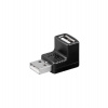 PremiumCord USB redukce A-A, Male/Female 90° (kur-17)