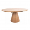 SIGNAL MEBLE Okrúhly jedálenský stôl rozkladací ANGEL II 120, dub