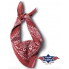 Stars and Stripes Bavlnená šatka - bandana (bordó 14)