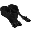 CORSAIR interní kabel Premium Individually Sleeved 12+4pin PCIe Gen 5 12VHPWR 600W cable, Type 4, Černá CP-8920331