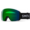 Lyžiarske okuliare Smith 4D MAG XL - Black/ChromaPop Everyday Green Mirror + ChromaPop Storm Blue Sensor Mirror uni