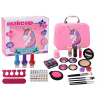 WELLHOX Make-up Beauty Set Cosmetics in Pink Trunk Unicorn 27 El.