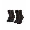 Tommy Hilfiger dámske čierne ponožky 2 pack Dot 100001493 39