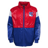 Outerstuff Dětská bunda New York Rangers NHL Goal Line Stance Full-Zip Windbreaker Veľkosť: Dětské L (11 - 12 let)