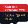 Pamäťová karta SanDisk Micro SDXC Extreme Pro 128GB UHS-I U3 (200R/90W) + adaptér (SDSQXCD-128G-GN6MA)