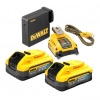 DEWALT NABÍJAČKA USB ADAPTÉR +2x5,0Ah POWER STACK (DCB094H2-QW)
